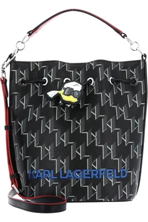 Karl Lagerfeld Taske, Dame, Sort, ONE SIZE, Uld, Håndtaske