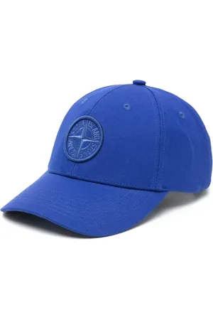 Stone Island Tilbehør, Herre, Blå, ONE SIZE, Bomuld, Bomuldskasket med Præget Logo
