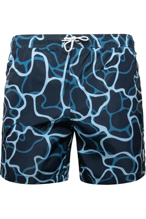 Jott Badetøj, Herre, Blå, L, Uld, Badeshorts Biarritz Blå