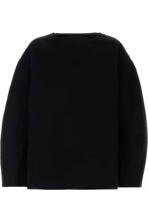 Jil Sander Strik, Herre, Sort, S, Uld, Oversize Uld Sweater