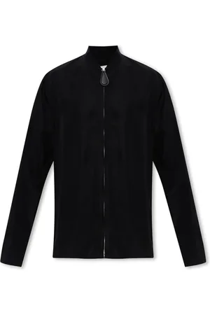 Jil Sander Strik, Dame, Sort, S, Skjorte med lynlåslukning
