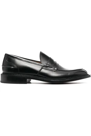 TRICKERS Sko, Herre, Sort, 41 EU, Læder, Klassisk Læder Loafer Sko