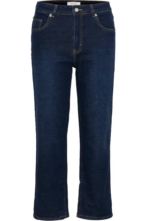 Part Two Jeans, Dame, Blå, W28, Uld, Cropped Jeans
