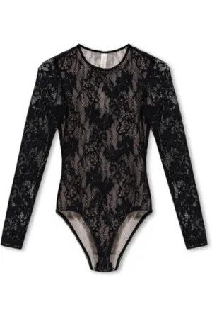 ZIMMERMANN Top, Dame, Sort, XS, Blonde Sort Top med Blonde