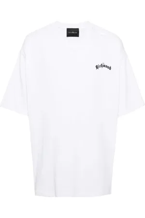 John Richmond Top, Herre, Hvid, XS, Bomuld, Casual T-shirt