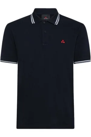 Peuterey Top, Herre, Sort, S, Bomuld, Iconic Polo Sort Bomuldsstretch
