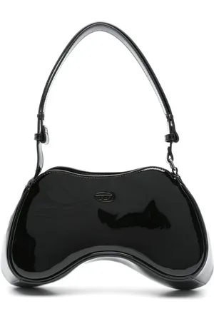 Diesel Taske, Dame, Sort, ONE SIZE, Uld, Stilfulde Crossbody Skuldertasker