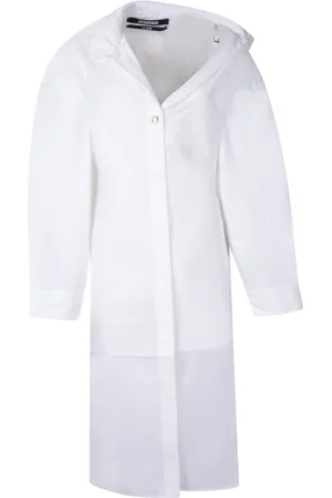 Jacquemus Kjole, Dame, Hvid, XS, Bomuld, Hvid Bomuldskjole Elegant Stil