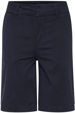 Part Two Shorts, Dame, Blå, S, Bomuld, Casual bomuldsblandingsshorts