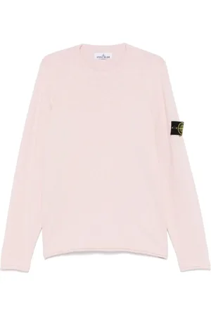 Stone Island Strik, Herre, Lyserød, L, Bomuld, Sweater