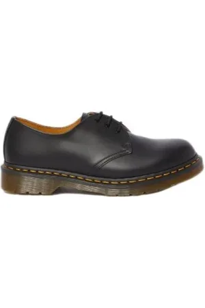 Dr. Martens Sko, Dame, Sort, 36 EU, Læder, Sort læder Oxford sko til kvinder