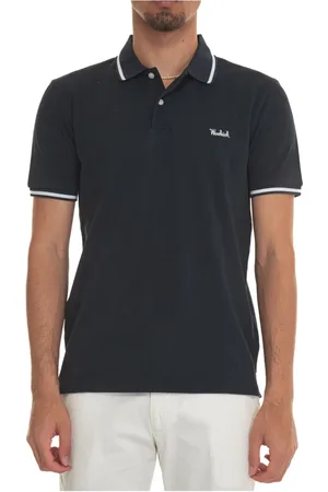 Woolrich Top, Herre, Blå, S, Bomuld, Monterey Polo Shirt