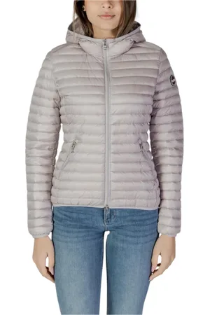Colmar Jakke, Dame, Grå, L, Nylon, Grå Hættet Nylonjakke