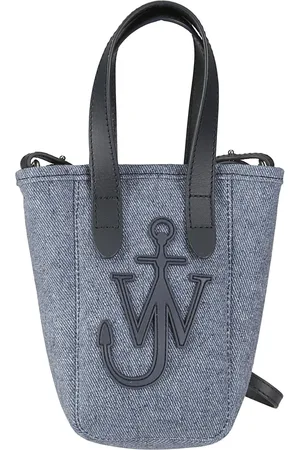 J.W.Anderson Taske, Dame, Blå, ONE SIZE, Bomuld, Mini Belt Tote Bag