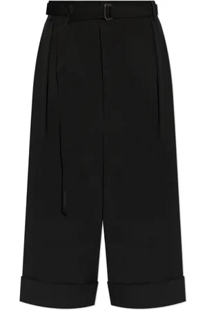 Y-3 Bukser, Dame, Sort, S, Uld, Uld Bermudas