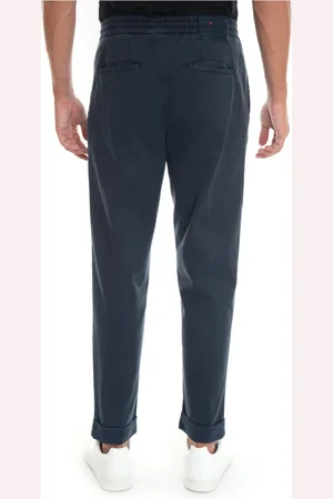 Kiton Bukser, Herre, Blå, W32, Bomuld, Chinos
