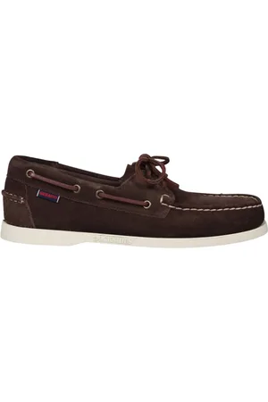 SEBAGO Sko, Herre, Brun, 42 EU, Læder, Nautisk Mokkasin Loafers i Ruskind