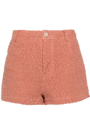 IRO Shorts, Dame, Lyserød, L, Bomuld, Koral Bouclé Shorts