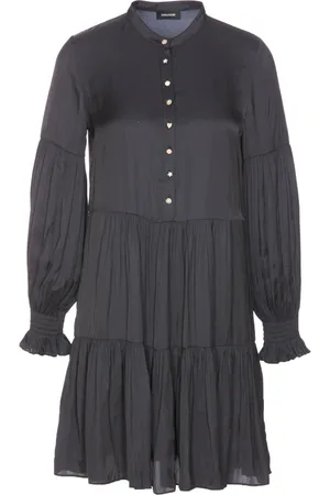 Zadig & Voltaire Kjole, Dame, Sort, M, Satin, Randy Satinkjole