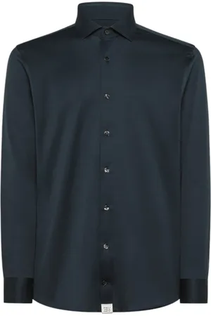Peuterey Skjorte, Herre, Blå, 3XL, Bomuld, Blå Skjorte Namer PIQ