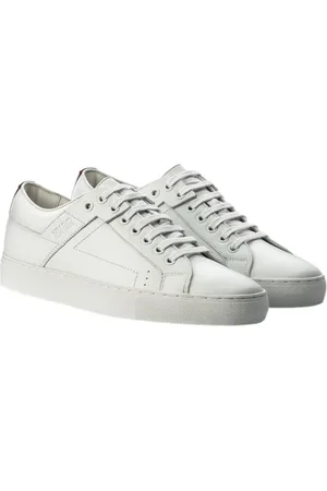 HUGO BOSS Sko, Herre, Hvid, 41 EU, Læder, Futurism Tenn Sneakers