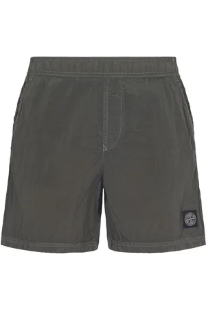 Stone Island Shorts, Herre, Grøn, M, Nylon, Casual Cargo Bukser