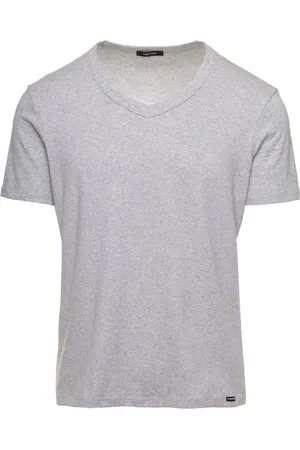 Tom Ford Top, Herre, Grå, M, Bomuld, T-Shirt V