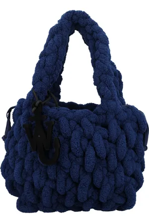 J.W.Anderson Taske, Dame, Blå, ONE SIZE, Bomuld, Small Blanket Bag