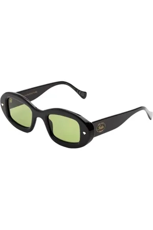 IUTER Tilbehør, unisex, Sort, 50 MM, Uld, Stilfulde solbriller i sort