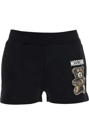 Moschino Shorts, Dame, Sort, S, Bomuld, Teddy Bear Sports Shorts