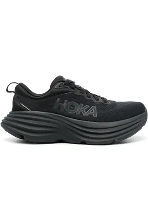 Hoka One One Sko, Dame, Sort, 40 1/2 EU, Bondi 8 Løbesneakers