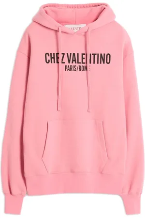 VALENTINO GARAVANI Sweathshirts & Hoodies, Dame, Lyserød, S, Bomuld, Chez Valentino Hættetrøje