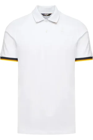 K-Way Top, Herre, Hvid, M, Bomuld, Vincent Logo Silikone Polo