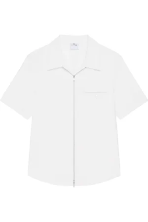Courrèges Jakke, Herre, Hvid, M, Bomuld, Hvid Bomuldsskjorte Klassisk Stil