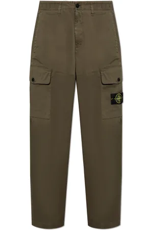 Stone Island Bukser, Herre, Grøn, W33, Bomuld, Cargo Pants