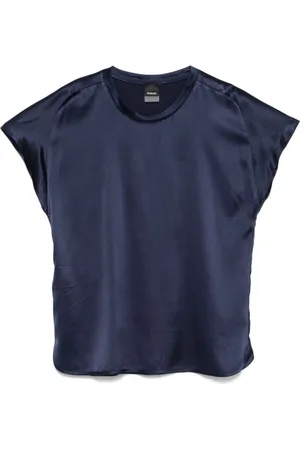 Pinko Bluser & Skjorter, Dame, Blå, XS, Satin, Farida Bluse