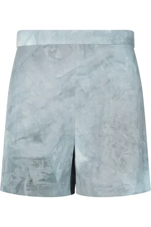 IRO Shorts, Dame, Blå, 2XS, Linned, Blå Linned Shorts