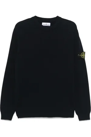 Stone Island Strik, Herre, Blå, L, Strikket Trøje