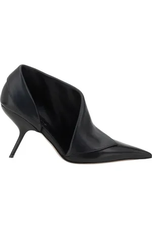 Salvatore Ferragamo Sko, Dame, Sort, 35 1/2 EU, Læder, Elegant læder højhælede pumps