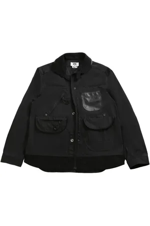 JUNYA WATANABE Jakke, Herre, Sort, M, Sort Let Jakke med Lommer