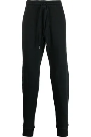 Tom Ford Bukser, Herre, Sort, XL, Bomuld, Slanke Sorte Sporty Bukser