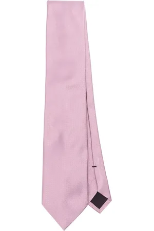 Tom Ford Tilbehør, Herre, Lyserød, ONE SIZE, Silke Mogador Slips