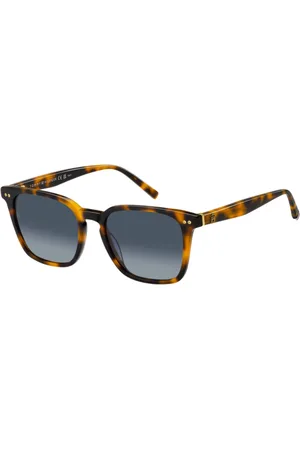 Tommy Hilfiger Tilbehør, Dame, Brun, 52 MM, Polyester, Solbriller