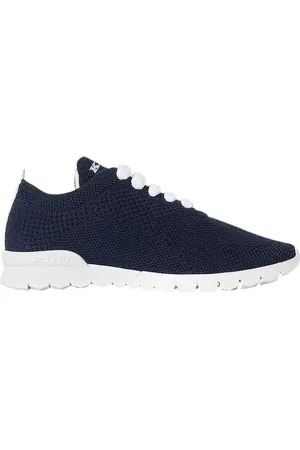 Kiton Sko, Dame, Blå, 37 EU, Cashmere, Cashmere Sneakers Mørkeblå Strik