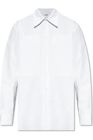Jil Sander Skjorte, Herre, Hvid, L, Bomuld, Tuesday Skjorte
