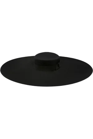 Nina Ricci Tilbehør, Dame, Sort, 58 CM, Uld, Uld Capeline Hat