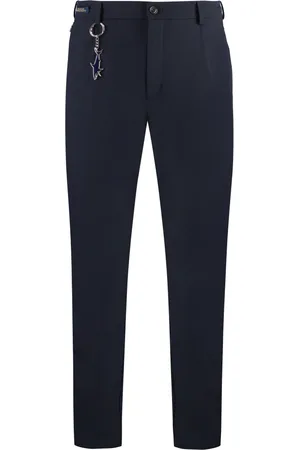 Paul & Shark Bukser, Herre, Blå, L, Nylon, Charm Key Nylon Bukser med Lommer