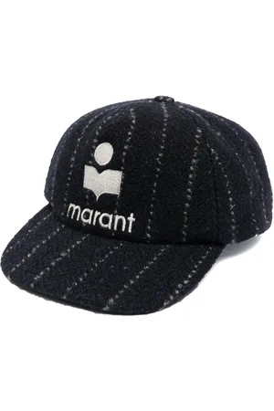 Isabel Marant Tilbehør, Herre, Blå, ONE SIZE, Uld, Stilfuld Cap