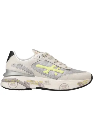 Premiata Sko, Dame, Grå, 38 EU, Uld, Silver Sneakers - Model Moerund 6988