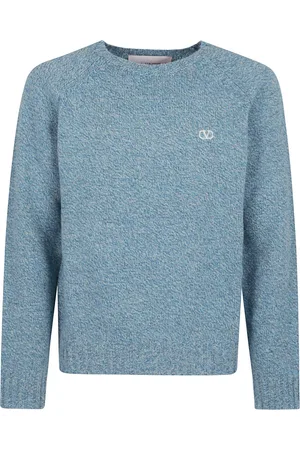 VALENTINO GARAVANI Strik, Herre, Grøn, L, Uld, Wool VLogo Sweater